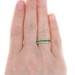 Sterling Silver Chrome Diopside Band Ring - 925 Round .70ctw Sterling Silver Chrome Diopside Band Ring - 925 Round .70ctw