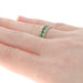Sterling Silver Chrome Diopside Band Ring - 925 Round .70ctw Sterling Silver Chrome Diopside Band Ring - 925 Round .70ctw