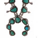 Native American Navajo Turquoise Vintage Squash Blossom Necklace 25 3/4" - 925 Native American Navajo Turquoise Vintage Squash Blossom Necklace 25 3/4" - 925