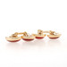 Yellow Gold Carnelian Men's Cufflinks - 14k Square Cabochon Geometric Yellow Gold Carnelian Men's Cufflinks - 14k Square Cabochon Geometric