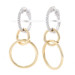Yellow Gold Diamond Huggie Hoop Dangle Earrings - 14k Round Brilliant .10ctw Circles French Set Pierced Yellow Gold Diamond Huggie Hoop Dangle Earrings - 14k Round Brilliant .10ctw Circles French Set Pierced