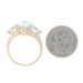 Yellow Gold Blue Topaz Three-Stone Ring - 14k Marquise & Trillion 3.24ctw Yellow Gold Blue Topaz Three-Stone Ring - 14k Marquise & Trillion 3.24ctw