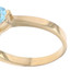 Yellow Gold Blue Topaz Three-Stone Ring - 14k Marquise & Trillion 3.24ctw Yellow Gold Blue Topaz Three-Stone Ring - 14k Marquise & Trillion 3.24ctw