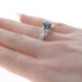White Gold Sapphire & Diamond Ring - 14k Oval 2.69ctw White Gold Sapphire & Diamond Ring - 14k Oval 2.69ctw