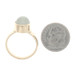 Yellow Gold Moonstone Solitaire Ring - 14k Oval Cabochon 4.10ct Yellow Gold Moonstone Solitaire Ring - 14k Oval Cabochon 4.10ct