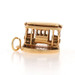 Yellow Gold Cable Car Charm - 14k Trolley Transportation Souvenir Yellow Gold Cable Car Charm - 14k Trolley Transportation Souvenir