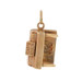 Yellow Gold Upright Piano Charm - 14k Musical Instrument Pianist's Gift Yellow Gold Upright Piano Charm - 14k Musical Instrument Pianist's Gift