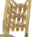 Yellow Gold Winter Sled Charm - 18k Holiday Snow Sledge Yellow Gold Winter Sled Charm - 18k Holiday Snow Sledge