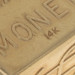 Yellow Gold Vintage Mad Money Charm - 14k Emergency Folded $1 Bill Yellow Gold Vintage Mad Money Charm - 14k Emergency Folded $1 Bill