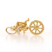 Yellow Gold Bicycle Charm - 18k Cyclist Sports Transportation Moves
