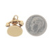 Yellow Gold Black Enamel Rotary Telephone Charm - 14k Love Messages Moves Yellow Gold Black Enamel Rotary Telephone Charm - 14k Love Messages Moves