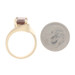 Yellow Gold Rubellite Tourmaline Bypass Solitaire Ring - 14k Emerald Cut 2.34ct Yellow Gold Rubellite Tourmaline Bypass Solitaire Ring - 14k Emerald Cut 2.34ct