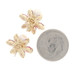 Yellow Gold Pearl Ruby Flower Earrings -14k .60ctw Studs w/Halo Jacket Enhancers Yellow Gold Pearl Ruby Flower Earrings -14k .60ctw Studs w/Halo Jacket Enhancers