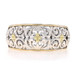 Charles Krypell Ivy Cuff Bracelet 6 1/4" - Sterling 925 & Yellow Gold 18k Scroll Charles Krypell Ivy Cuff Bracelet 6 1/4" - Sterling 925 & Yellow Gold 18k Scroll