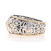 Charles Krypell Ivy Cuff Bracelet 6 1/4" - Sterling 925 & Yellow Gold 18k Scroll Charles Krypell Ivy Cuff Bracelet 6 1/4" - Sterling 925 & Yellow Gold 18k Scroll
