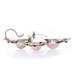 Dian Malouf Pearl Bottoni Cross Brooch/Pendant Enhancer 925 14k Faith Pin Budded Dian Malouf Pearl Bottoni Cross Brooch/Pendant Enhancer 925 14k Faith Pin Budded
