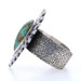 Dian Malouf Turquoise Heart Cuff Bracelet 6 1/2" - Sterling Silver 925 Love Dian Malouf Turquoise Heart Cuff Bracelet 6 1/2" - Sterling Silver 925 Love