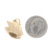 Yellow Gold Floating Swan Charm - 10k Graceful Bird Yellow Gold Floating Swan Charm - 10k Graceful Bird