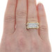 Yellow Gold Diamond Cluster Band -18k Invisible Set Princess 2.40ctw Ring 4 3/4 Yellow Gold Diamond Cluster Band -18k Invisible Set Princess 2.40ctw Ring 4 3/4