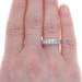 White Gold Diamond Wedding Band - 14k Round 1.00ctw Channel Set Unisex Ring White Gold Diamond Wedding Band - 14k Round 1.00ctw Channel Set Unisex Ring