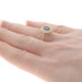 Yellow Gold Sapphire & Diamond Halo Ring - 14k Oval 1.16ctw Yellow Gold Sapphire & Diamond Halo Ring - 14k Oval 1.16ctw