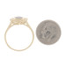 Yellow Gold Sapphire & Diamond Halo Ring - 14k Oval 1.16ctw Yellow Gold Sapphire & Diamond Halo Ring - 14k Oval 1.16ctw