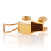 Yellow Gold Baby Stroller Charm - 10k Infant Pram Carriage Moves Yellow Gold Baby Stroller Charm - 10k Infant Pram Carriage Moves