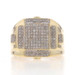 Joe Rodeo Pavé Diamond Men's Ring - Yellow Gold 14k Single Cut .70ctw Bling Joe Rodeo Pavé Diamond Men's Ring - Yellow Gold 14k Single Cut .70ctw Bling