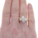 Yellow Gold Diamond Cluster Bypass Ring - 10k Round Brilliant .24ctw Yellow Gold Diamond Cluster Bypass Ring - 10k Round Brilliant .24ctw