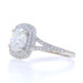 Platinum Diamond Double Halo Engagement Ring - 950 Round 2.80ctw Cathedral Platinum Diamond Double Halo Engagement Ring - 950 Round 2.80ctw Cathedral