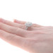 Platinum Diamond Double Halo Engagement Ring - 950 Round 2.80ctw Cathedral Platinum Diamond Double Halo Engagement Ring - 950 Round 2.80ctw Cathedral