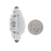 Judith Ripka Onyx Cubic Zirconia Brooch - Sterling Silver 925 Enhancer Pin Judith Ripka Onyx Cubic Zirconia Brooch - Sterling Silver 925 Enhancer Pin