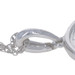White Gold Sapphire & Diamond Circle Pendant Necklace 16" - 14k Pear .33ctw White Gold Sapphire & Diamond Circle Pendant Necklace 16" - 14k Pear .33ctw