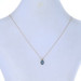 Yellow Gold London Blue Topaz & Diamond Pendant Necklace 18" - 14k Oval 1.60ct Yellow Gold London Blue Topaz & Diamond Pendant Necklace 18" - 14k Oval 1.60ct