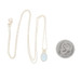 Yellow Gold London Blue Topaz & Diamond Pendant Necklace 18" - 14k Oval 1.60ct Yellow Gold London Blue Topaz & Diamond Pendant Necklace 18" - 14k Oval 1.60ct
