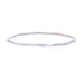 White Gold Diamond Bangle Bracelet 7 3/4" - 18k Round .25ctw Brushed Milgrain White Gold Diamond Bangle Bracelet 7 3/4" - 18k Round .25ctw Brushed Milgrain