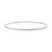 White Gold Diamond Bangle Bracelet 7 3/4" - 18k Round .25ctw Brushed Milgrain White Gold Diamond Bangle Bracelet 7 3/4" - 18k Round .25ctw Brushed Milgrain