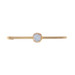 Yellow Gold Moonstone Edwardian Solitaire Bar Brooch 14k RndCab.90ct Antique Pin Yellow Gold Moonstone Edwardian Solitaire Bar Brooch 14k RndCab.90ct Antique Pin