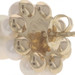 Yellow Gold Cultured Pearl Earrings - 14k Studs w/ Halo Jacket Enhancers Yellow Gold Cultured Pearl Earrings - 14k Studs w/ Halo Jacket Enhancers