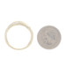 Yellow Gold Diamond Crossover Band - 10k Single Cut .15ctw Wave Ring Yellow Gold Diamond Crossover Band - 10k Single Cut .15ctw Wave Ring