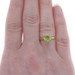 Yellow Gold Peridot Solitaire Ring - 14k Round 1.25ct Engagement Yellow Gold Peridot Solitaire Ring - 14k Round 1.25ct Engagement