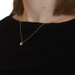 Roberto Coin Tulip Solitaire Diamond Necklace 17 1/2" White Gold 18k Cento .65ct Roberto Coin Tulip Solitaire Diamond Necklace 17 1/2" White Gold 18k Cento .65ct