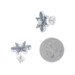 White Gold Sapphire & Diamond Large Stud Earrings - 14k Marquise 3.56ctw Flowers White Gold Sapphire & Diamond Large Stud Earrings - 14k Marquise 3.56ctw Flowers