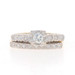 Yellow Gold Diamond Vintage Engagement Ring & Wedding Band - 14k Round .31ctw Yellow Gold Diamond Vintage Engagement Ring & Wedding Band - 14k Round .31ctw