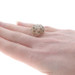 Yellow Gold Diamond Victorian Cluster Cocktail Ring 18k Mine Euro1.28ctw Convert Yellow Gold Diamond Victorian Cluster Cocktail Ring 18k Mine Euro1.28ctw Convert