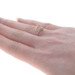 Yellow Gold Diamond Two Hearts Ring - 10k Round Brilliant Love Silhouette Yellow Gold Diamond Two Hearts Ring - 10k Round Brilliant Love Silhouette