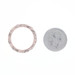 Rose Gold Black Diamond Five-Stone Band 14k .50ctw Hammered Wed Ring Sz6 Treated Rose Gold Black Diamond Five-Stone Band 14k .50ctw Hammered Wed Ring Sz6 Treated