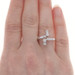 White Gold Diamond Bypass Ring - 14k Round Brilliant .30ctw Love Journey White Gold Diamond Bypass Ring - 14k Round Brilliant .30ctw Love Journey