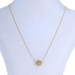 Yellow Gold Beaded Ball Pendant Necklace - 14k Adjustable Yellow Gold Beaded Ball Pendant Necklace - 14k Adjustable