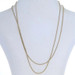 Yellow Gold Twisted Foxtail Chain Necklace 36 1/4" - 14k Italy Yellow Gold Twisted Foxtail Chain Necklace 36 1/4" - 14k Italy